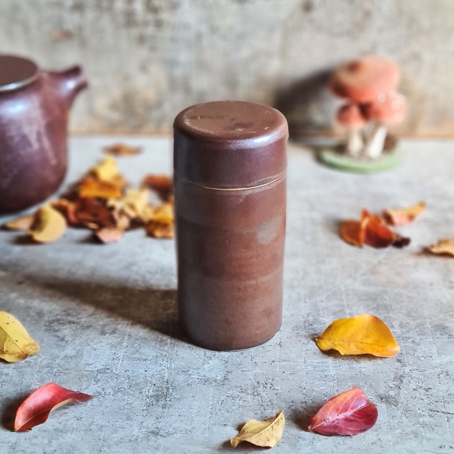 Boîte à thé - Email Prune