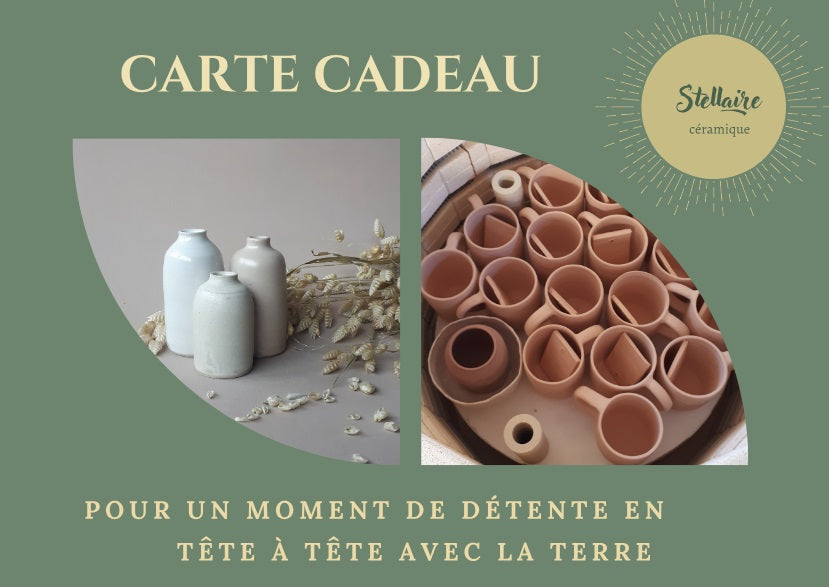 Carte cadeau - J'offre un atelier découverte en duo - 3h