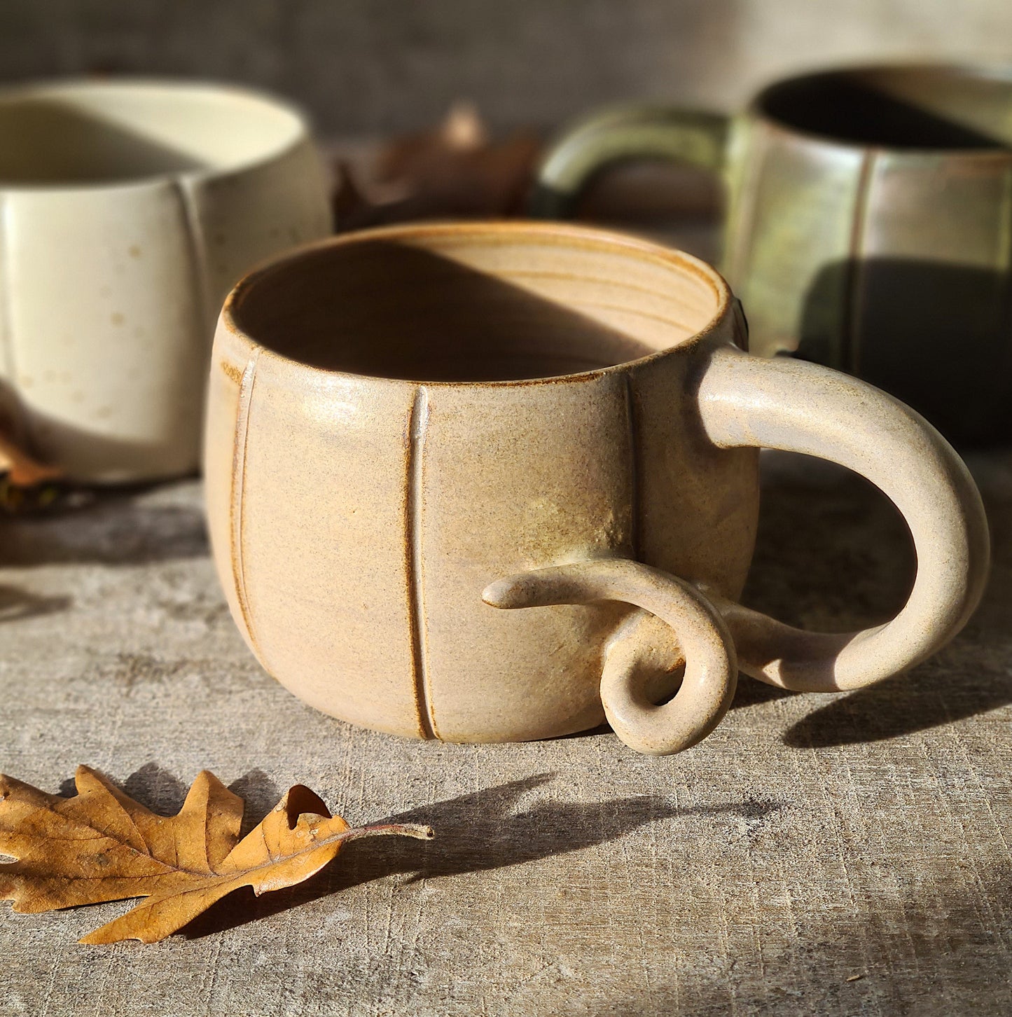 Mug Citrouille en grès