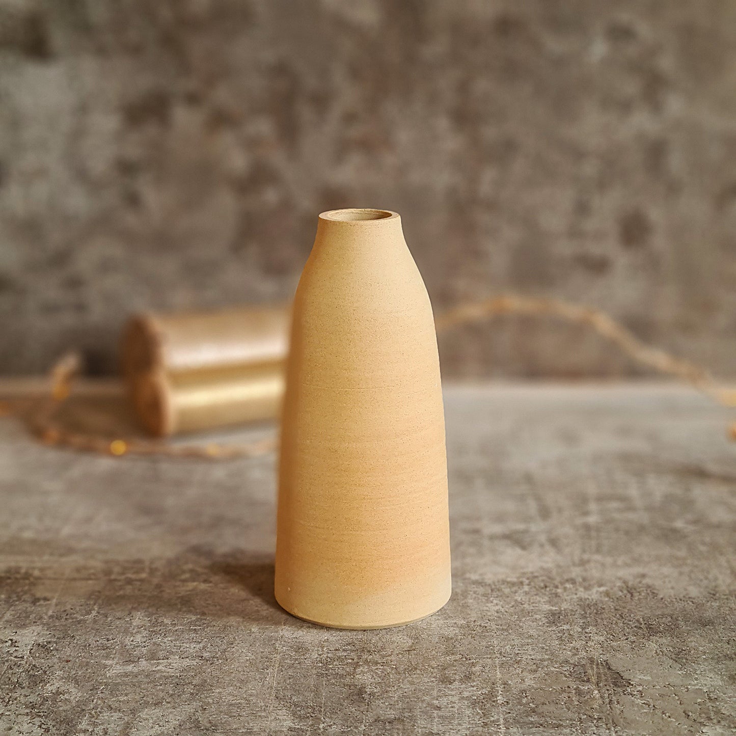 Vases bouteilles en grès roux - plusieurs tailles