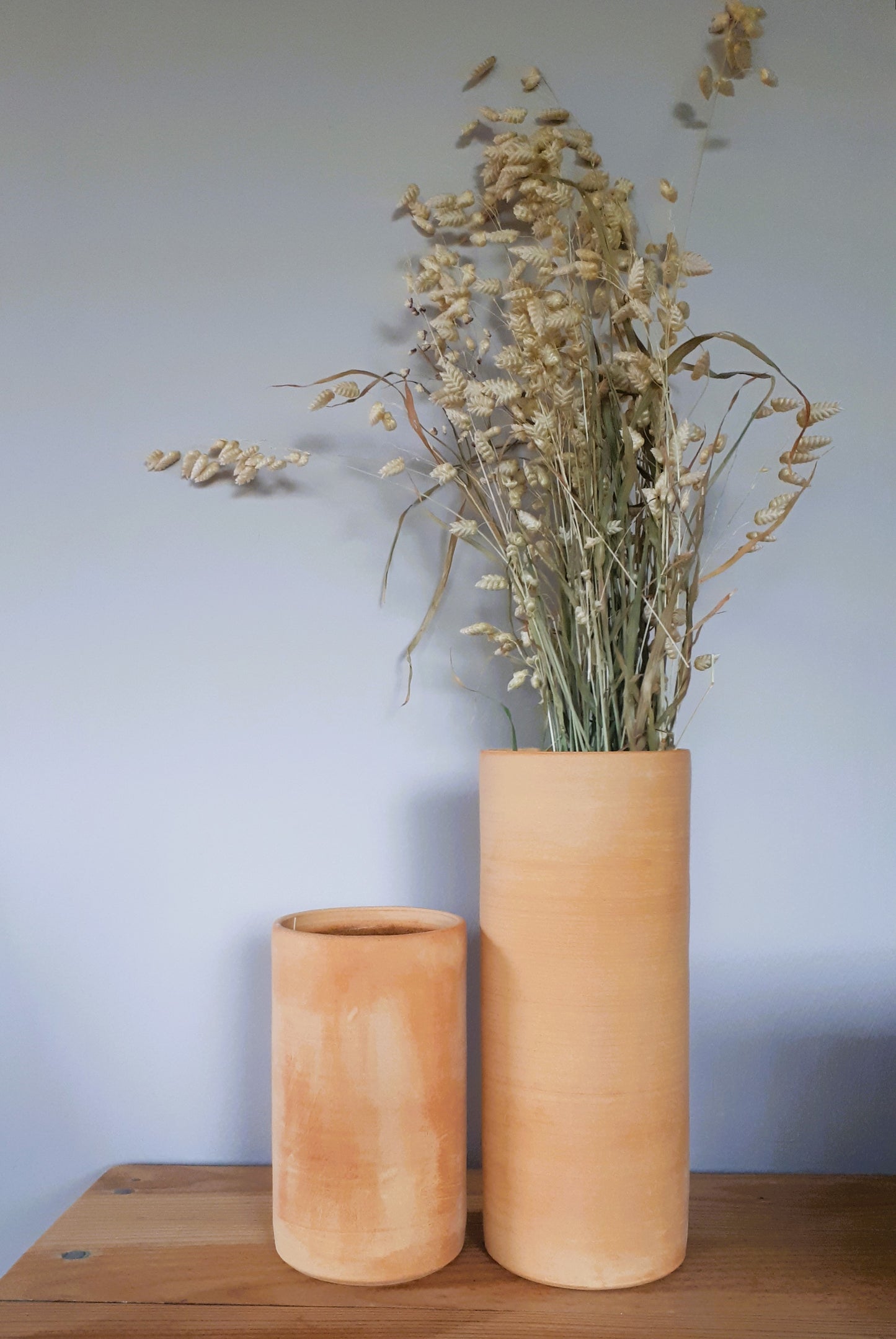 Vase en grès roux