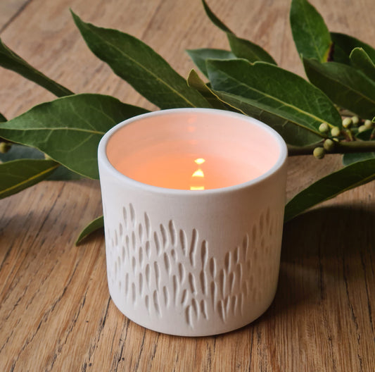 Photophore en porcelaine "Etincelles"