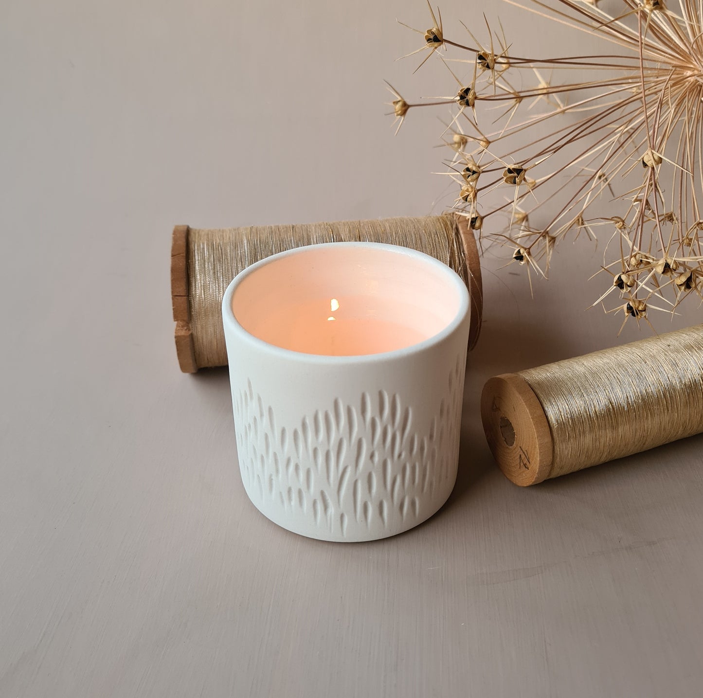 Photophore en porcelaine "Etincelles"