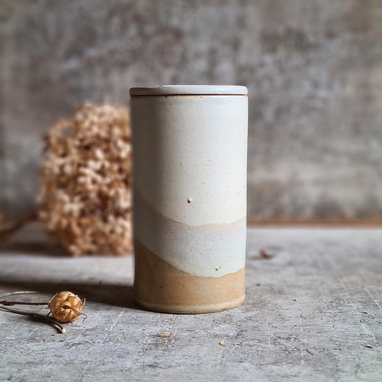 Boîte à thé - Email Moka