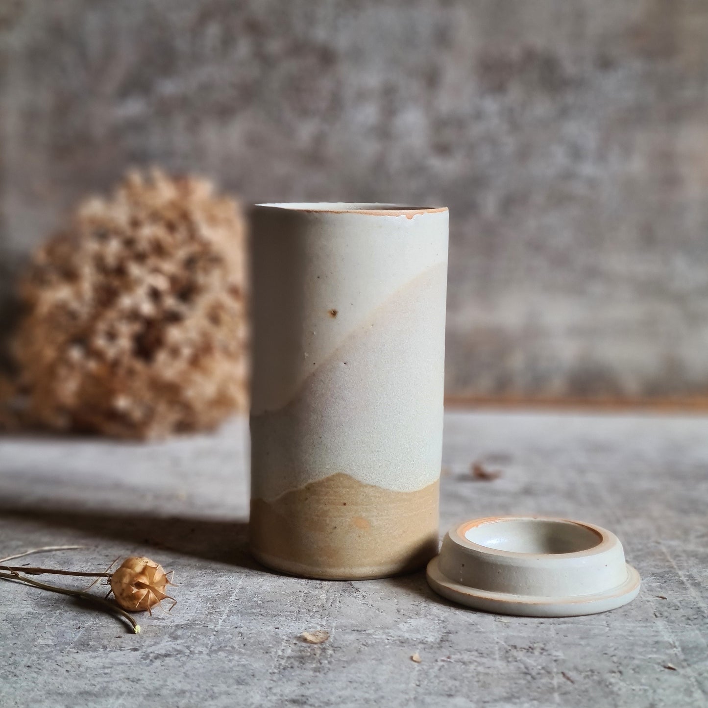 Boîte à thé - Email Moka