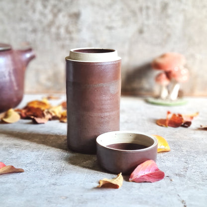 Boîte à thé - Email Prune