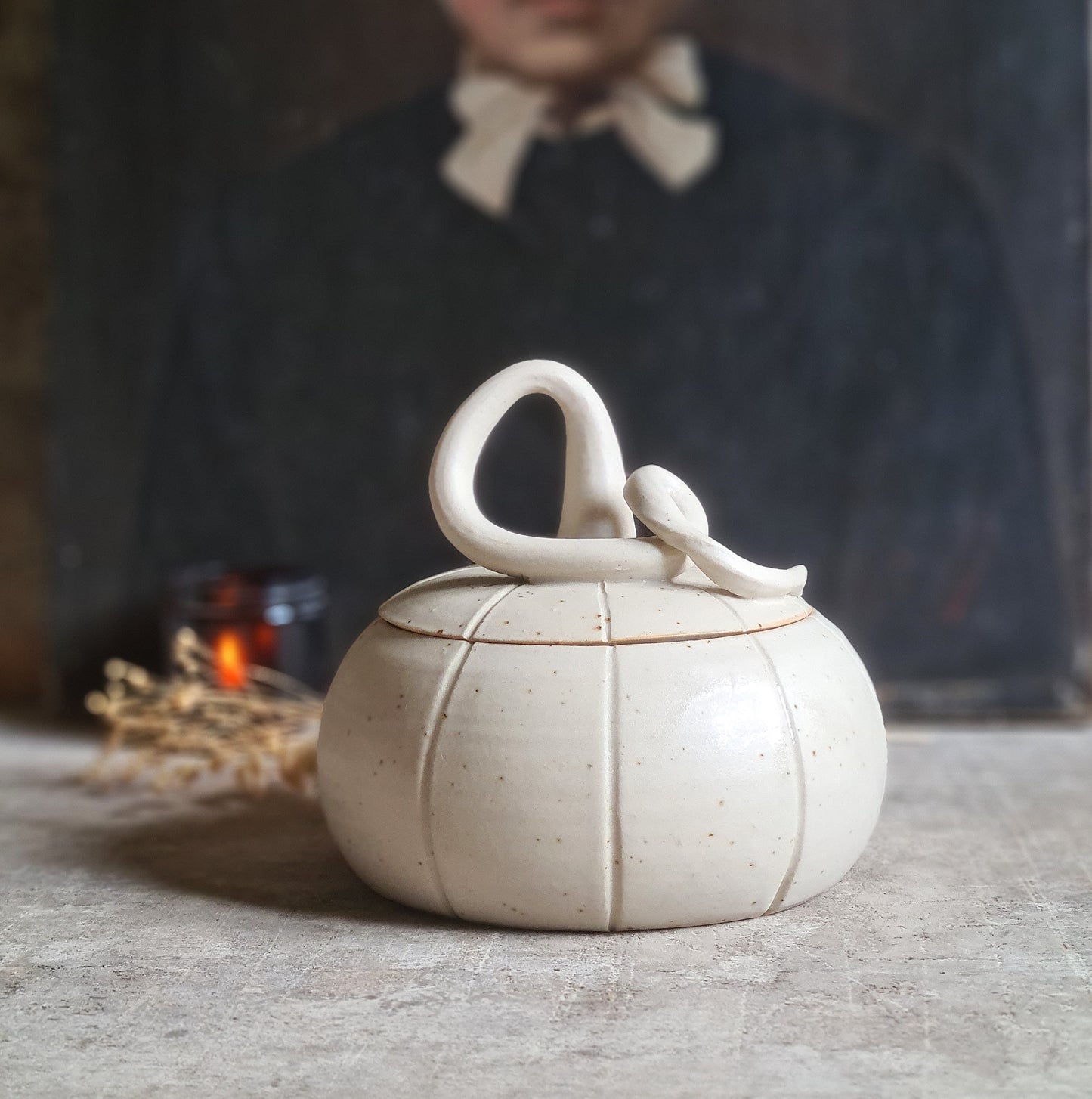 Bonbonnière / boîte citrouille