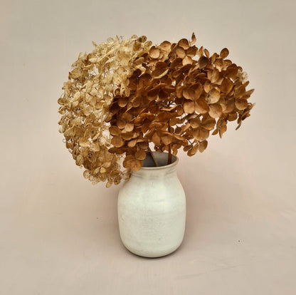 petit vase en grès, émail couleur neige, satiné