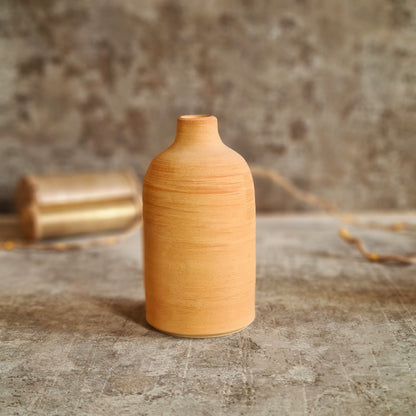 Vases bouteilles en grès roux - plusieurs tailles