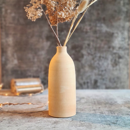 Vases bouteilles en grès roux - plusieurs tailles